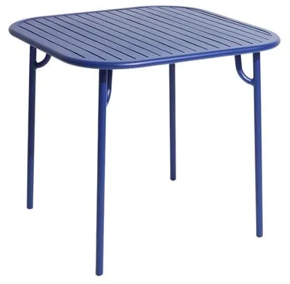 Petite Friture WEEK-END Quadratischer Tisch Blau
