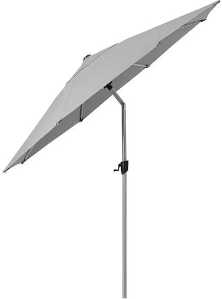 Cane-Line Sonnenschirm mit Neigungsfunktion - Ø 300 cm - Hellgrau