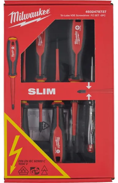 Milwaukee Schraubendreher-Set VDE mit 5 Teilen