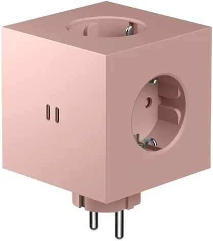 Avolt Square 2 Wandsteckdose Old Pink