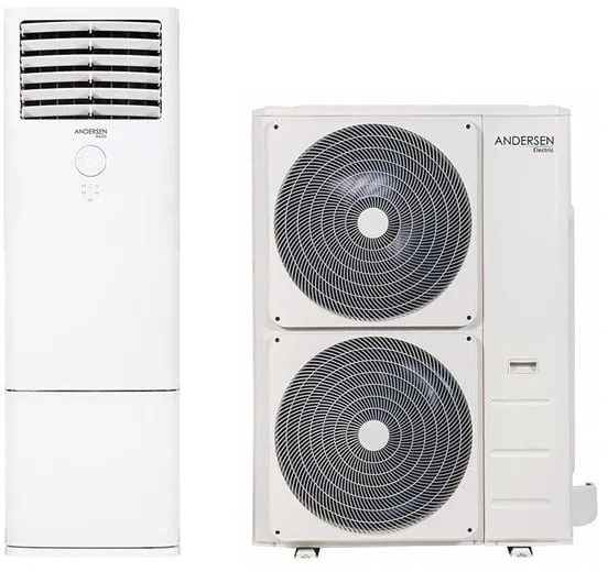 Andersen Electric Apollo 48000 Luft/Luft Wärmepumpe, 18,5 kW, 45–370 m², weiss