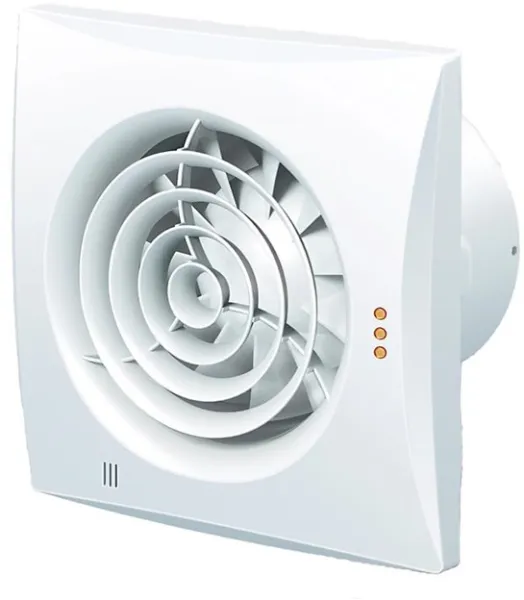 Duka Pro 32TH Ventilator mit Feuchtigkeits- und Zeitsteuerung, Ø125 mm, weiss